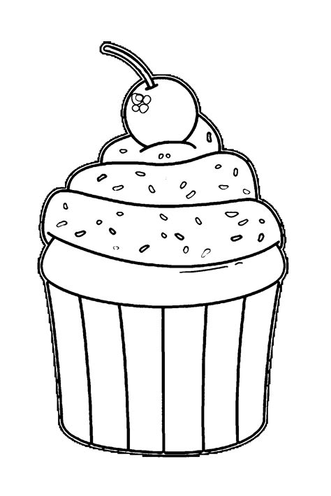 Coloring Pages: Coloring A Cake