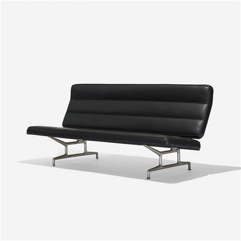The eames sofa is the last piece of furniture produced by the eames office, which completed the design after charles eames passed away in 1978. 236: CHARLES AND RAY EAMES, Sofa, model 3473