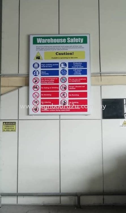 Safety First Signage Design Supply And Install At Klang Kuala Lumpur