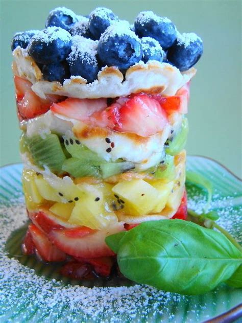 For many of us our first brush with fruit salad was in the form of something that came out of a can. Yummy~T~ no directions just love the idea of a layered ...