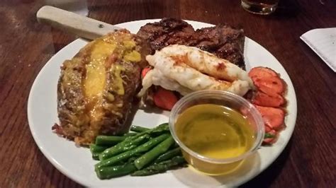 From classics like chicken fried steak and philly cheesesteaks to decadent dishes like cajun butter steak, we've got it all. Lobster and Steak Dinner - Picture of Okatie Ale House ...