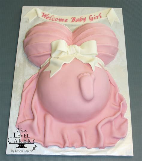 Pregnant Belly Cakes For Baby Shower Pregnancy Belly Baby Shower Cake