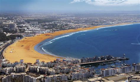 Agadir Ville Touristique Du Maroc ≡ Voyage Carte Plan