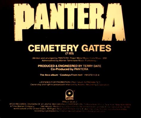 Pantera Cemetery Gates Reviews