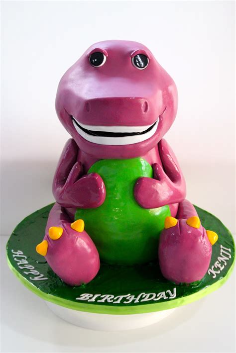 Celebrate With Cake Sculpted Barney Cake