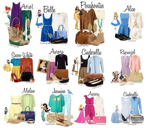 Disney Princess Inspired Outfits Dress Like Your Favorite Characters