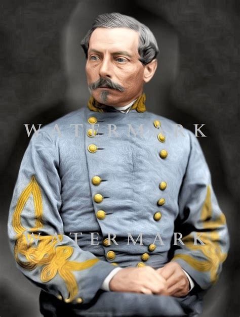 Custom 8x10 Digital Colorized Photo Painting Of Confederate General Pg