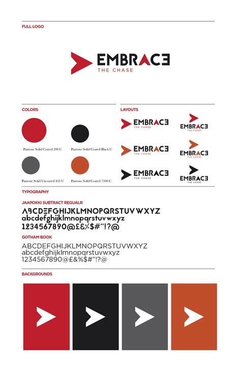 Embrace the Chase Logo on Behance