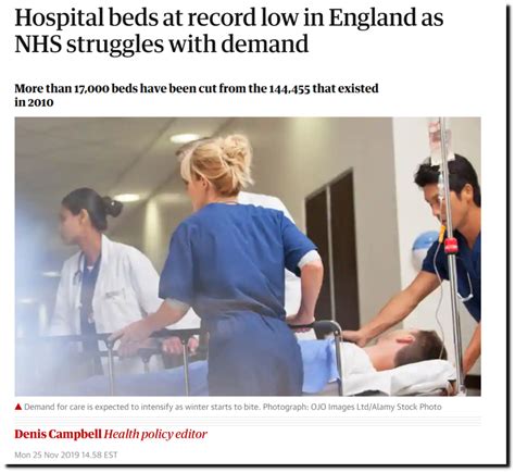 Hospitals In Britain Stretched To Capacity Real Climate Science