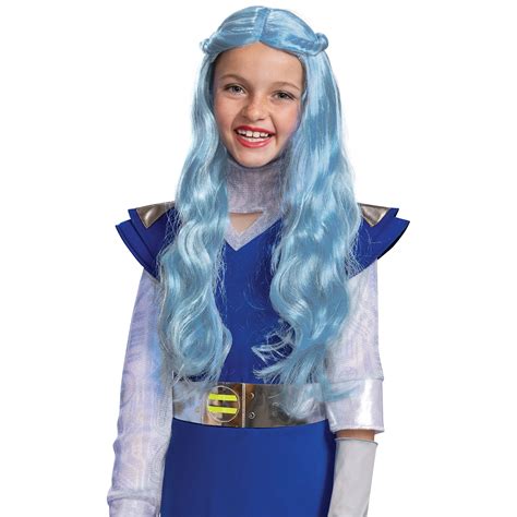 Buy Addison Alien Wig For Kids Official Disney Zombies Costume