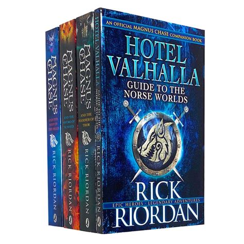 Magnus Chase 4 Books Set Collection By Rick Riordan Lowplex