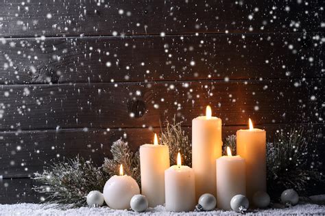 Christmas Window Candle Wallpapers Wallpaper Cave