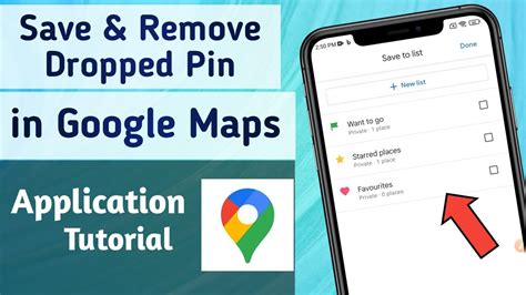 How To Save Remove Dropped Pin In Google Maps App Youtube
