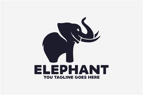 Elephant Logo Creative Illustrator Templates Creative Market