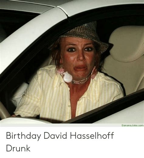 Bananajokecom Birthday David Hasselhoff Drunk Birthday Meme On Meme