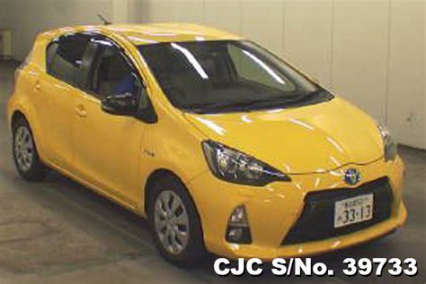 2013 Toyota Aqua Yellow For Sale Stock No 39733 Japanese Used Cars