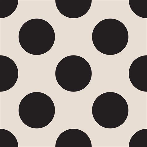Seamless Patterns With White And Black Peas Polka Dot Vector