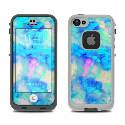 There is a gasket around where the case fits the screen which keeps water out and the case comes with a see through. Lifeproof iPhone 5S Fre Case Skin - Electrify Ice Blue by ...