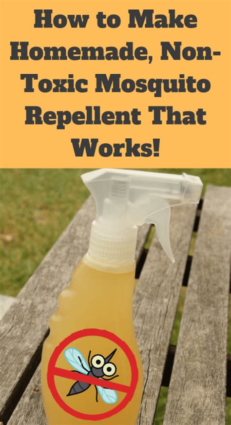 How To Make Homemade Non Toxic Mosquito Repellent That Works
