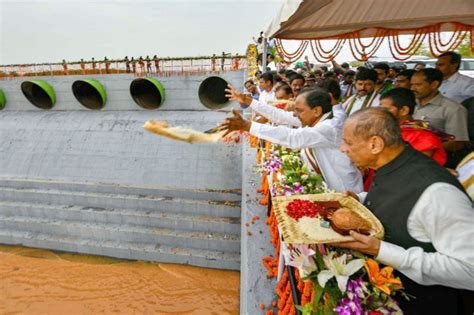 Rs 80k Cr Kaleshwaram Irrigation Project Inaugurated In Telangana