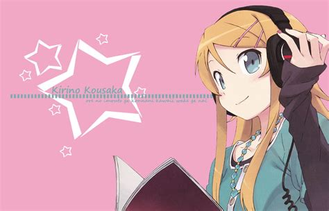 Kirino Kousaka Character Wallpaper Anime Headphones Ore