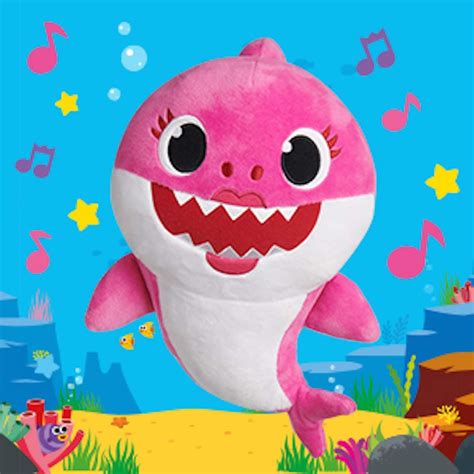 Pinkfong Baby Shark Mommy Shark 10 Plush Doll With Sound Pink Wowwee