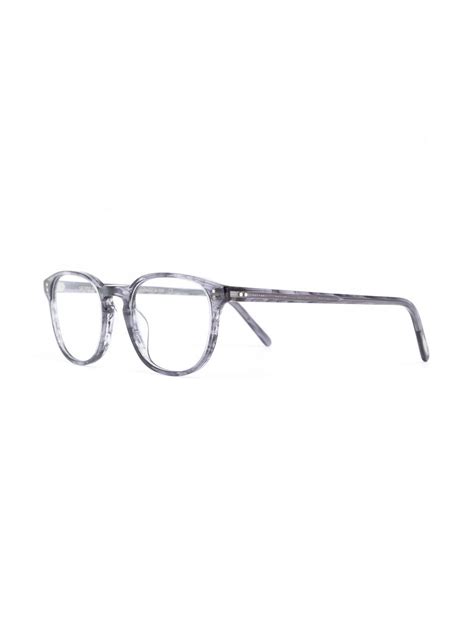 Oliver Peoples Fairmont Round Frame Glasses Farfetch