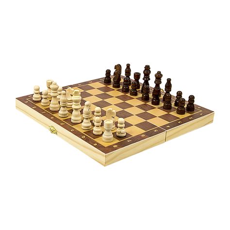 Chess Board Games Folding Large Chess Wooden Chessboard Set Wood Toy