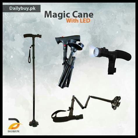 The Ultimate Magic Cane With Led Built In Lights That Work As A Torch