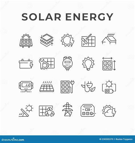 Photovoltaics Solar Panel Generating Electricity Icon Design Solar