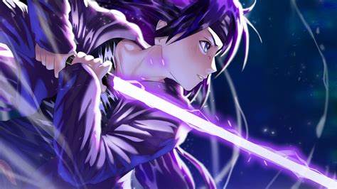 P Anime Girls Purple Wallpapers Wallpaper Cave