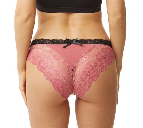 open crotch peek a boo floral lace cheeky panties etsy