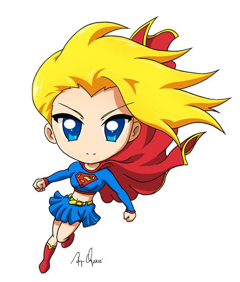 Supergirl Chibi Digital Colored By Krnozine On Deviantart