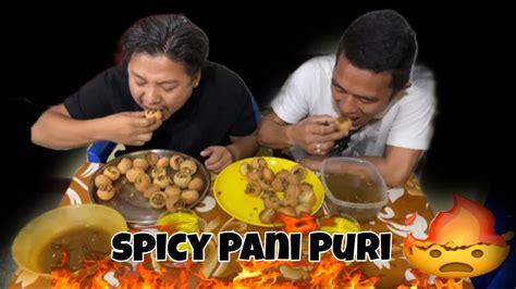Spicy 🌶️ Pani Puri Eating Challenge Vlog 20 Youtube