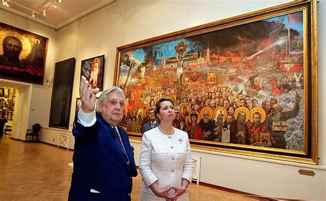 Visit To Ilya Glazunov Art Gallery In Moscow • President Of Russia