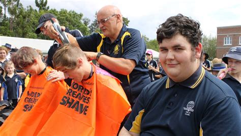 Hills College Students Join Worlds Greatest Shave Photos Jimboomba