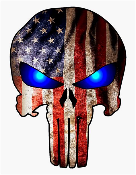American Flag Punisher Skull Svg 79 Svg File For Cric