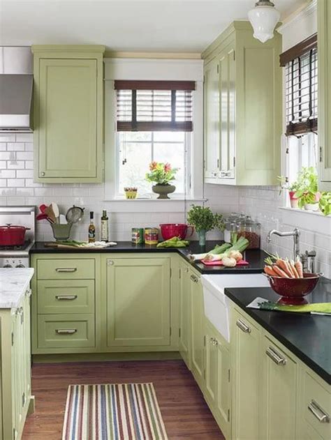 31 Popular Green Kitchen Cabinet Colors Ideas 17 Kitchendecorpad