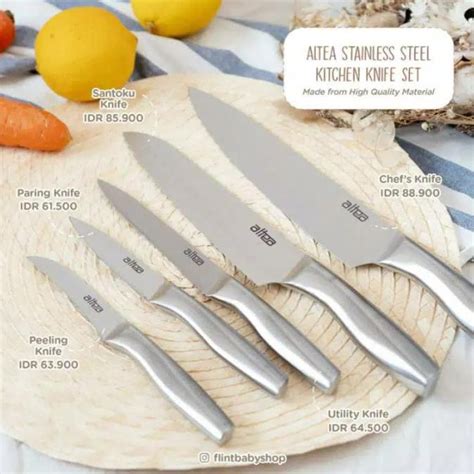 Jual Produk Terbaik Altea Pairing Stainless Steel Knife Pisau Dapur