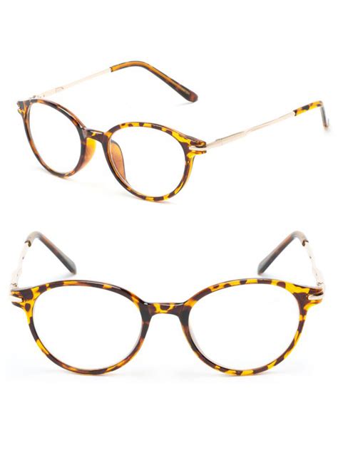 Round Tortoise Frames With Sleek Metal Temples Love Your Glasses Spring Hinge
