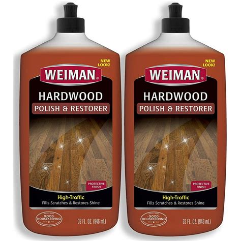Weiman High Traffic Wood Floor Polish And Restorer 32 Ounce 2 Pack