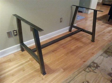 A Frame 2 Metal Table Legs With Cross Bar Steel Table Legs