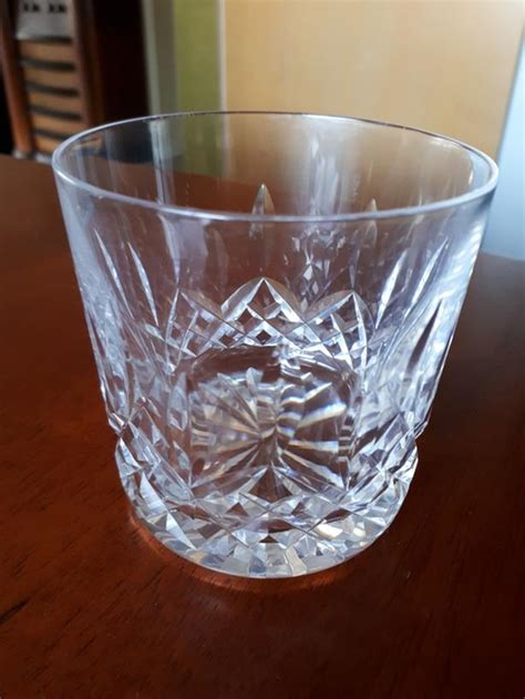 Waterford Crystal Glass Lismore Pattern Old Fashioned Rocks Tumbler Victoria City Victoria