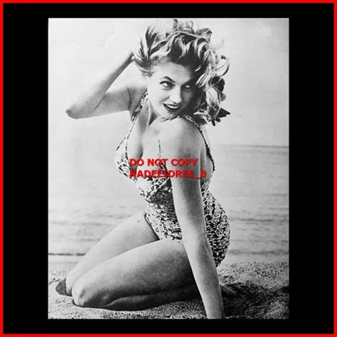 Anita Ekberg Blonde Bombshell Swedish Miss Model Actress Pin Up Sexy 8x10 Photo £822 Picclick Uk