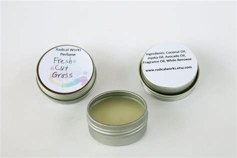 Fresh Cut Grass Solid Perfume Scented Natural Perfume