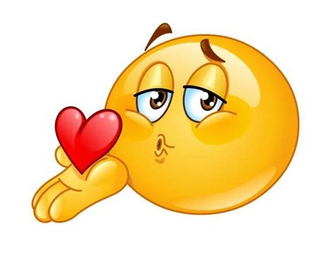 Blowing Kiss Male Expression Icon Smiley Emoji Mothers Day Emoji