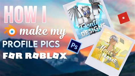 How I Make My Roblox Themed Profile Pics Super Cool Youtube