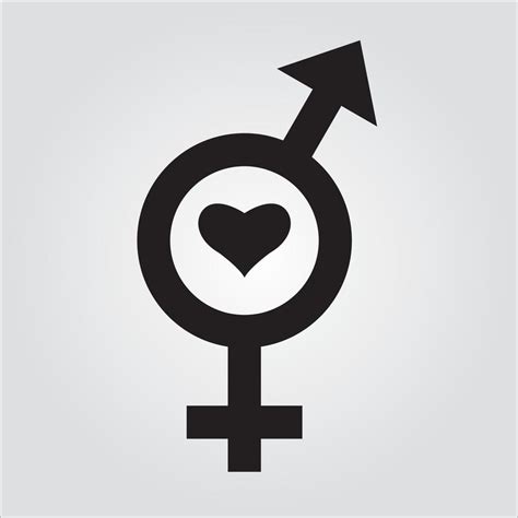 símbolos sexuales aislados icono de glifo gráficos vectoriales escalables ilimitados 6649448