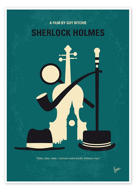 Wandbild „sherlock Holmes Von Chungkong Posterloungede