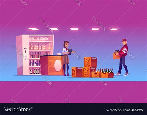 Goods Delivery Distribution Cartoon Landing Page Vector Image